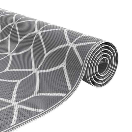 Outdoor Rug 'ARAKIL'Grey 250x250 cm PP