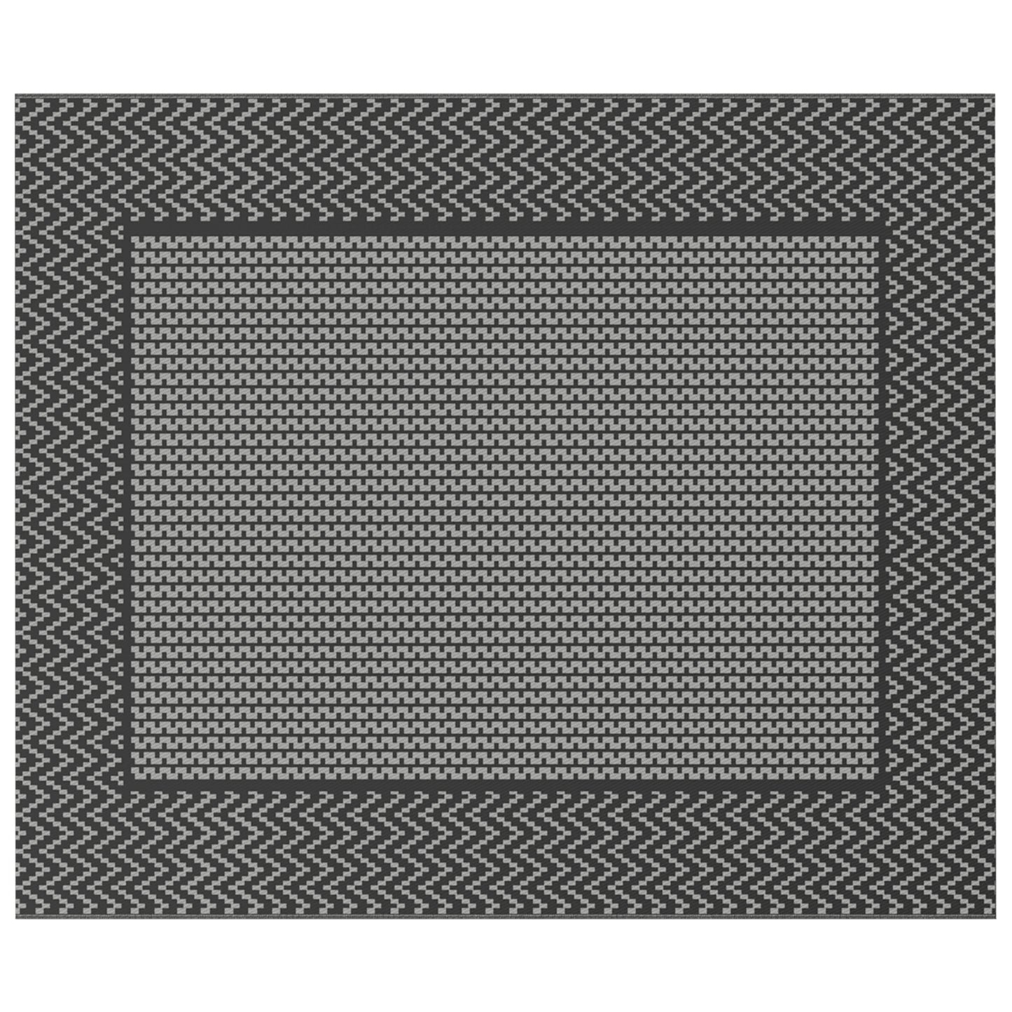 Outdoor Rug "ARAKIL" Black and Grey 250x300 cm PP