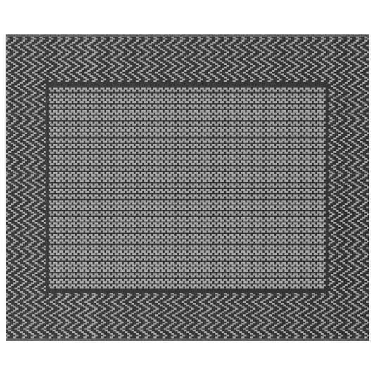 Outdoor Rug "ARAKIL" Black and Grey 250x300 cm PP