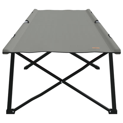 Folding Sun Beds with Carry Bags 2 pcs Grey 600D Oxford Fabric