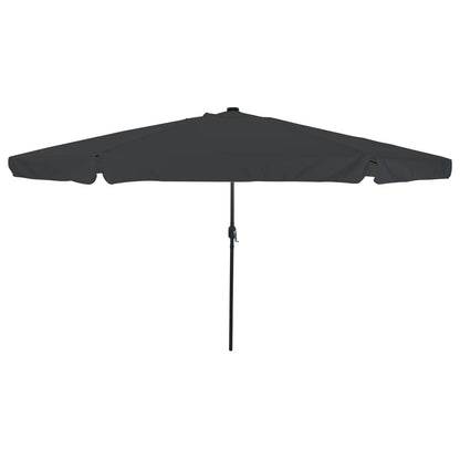 Garden Parasol with LED Lights ø395x245 cm Anthracite