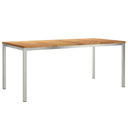 Outdoor Dining Table 180x90x75 cm Solid Wood Teak