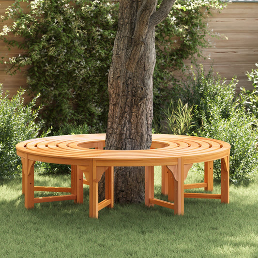 Outdoor Tree Bench 160 cm Solid Wood Eucalyptus