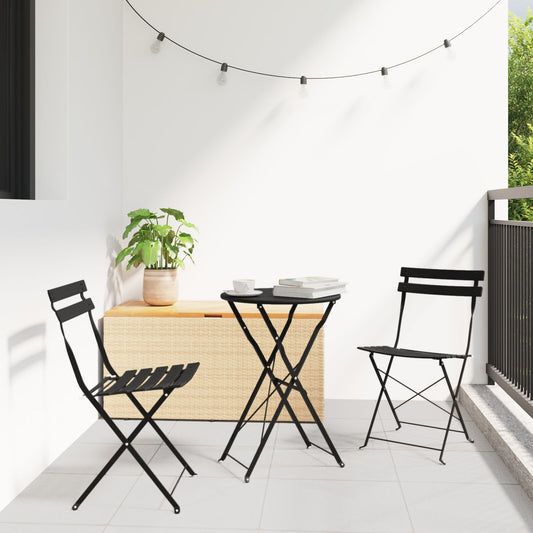 Outdoor Chairs Anthracite Metal Standard Foldable