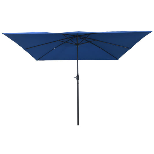 Outdoor Umbrellas & Sunshades Azure Polyester canopy and metal frame